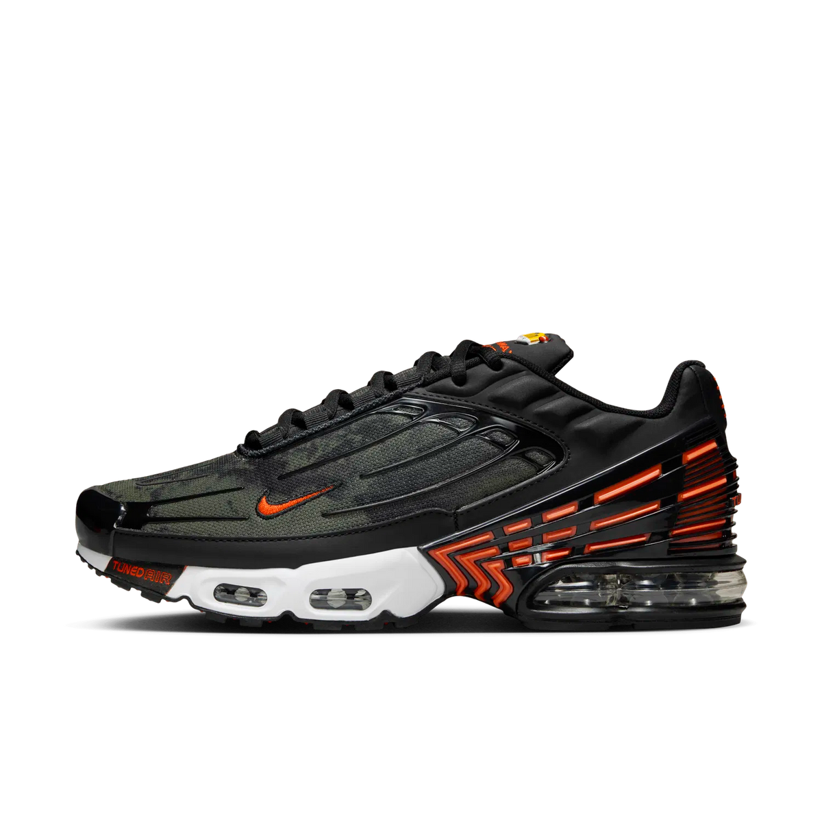 Nike Air Max Plus III Camo Medium Olive Safety Orange