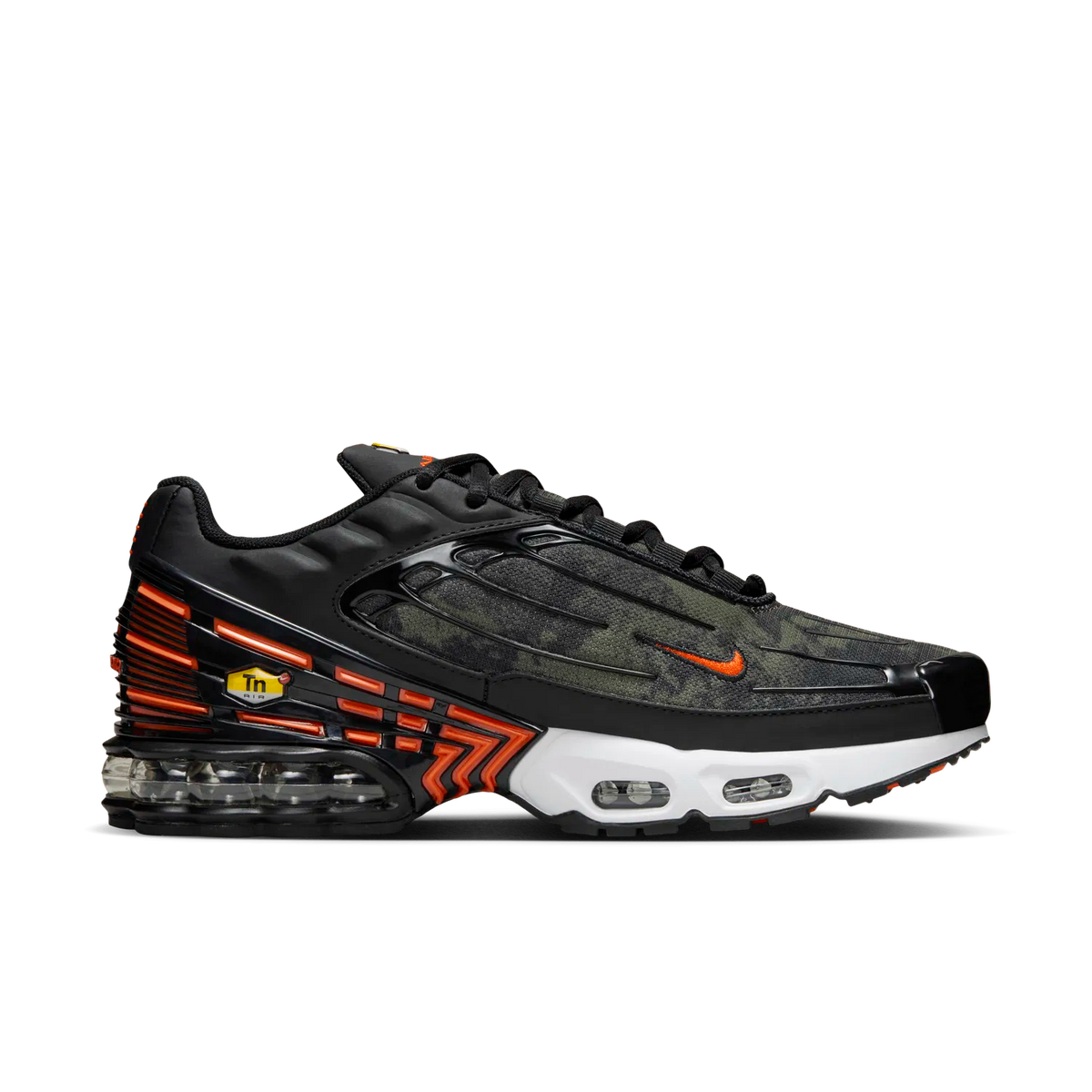 Nike Air Max Plus III Camo Medium Olive Safety Orange